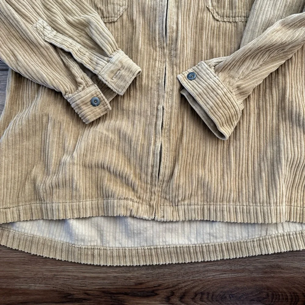 Vintage Bugle Boy Gold Crest Corduroy Zip Up - Picture 2 of 7